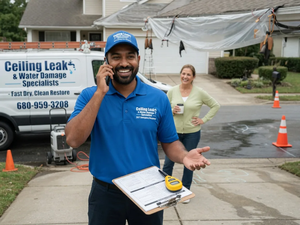 Ceiling Leak Cleanup Lincolnton, NC FAQs